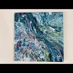 “Downpour” Original Abstract Painting On Canvas